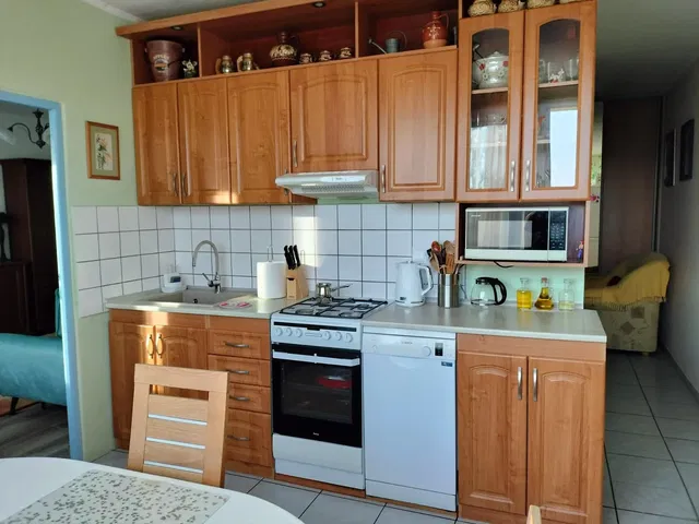 Keuken; keukenapparatuur, natuurlijk licht, moderne stijl