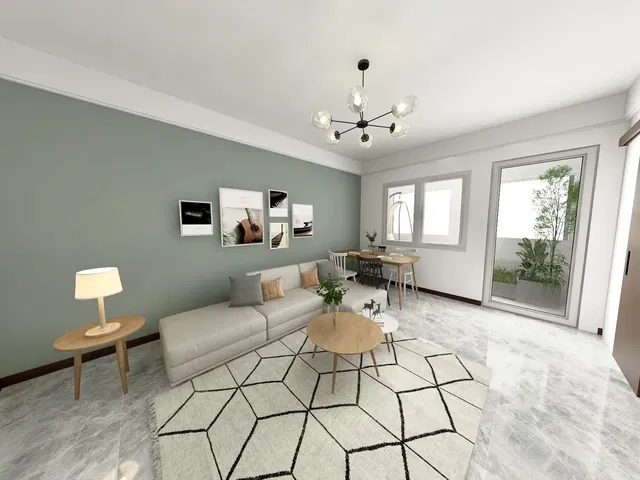 Salon; lumière naturelle, style moderne