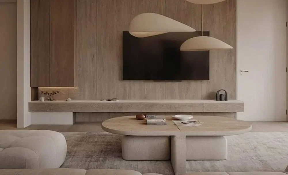 Oturma odası; modern stil, doğal ışık