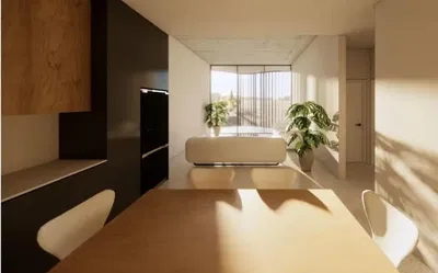 Yemek odası; doğal ışık, modern stil