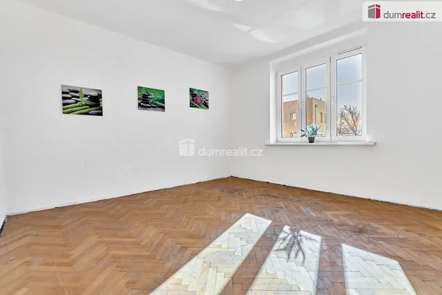 Salon; parquet, lumière naturelle, vue
