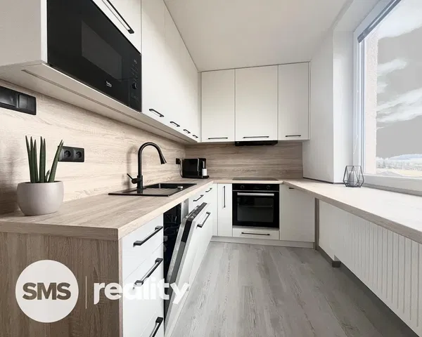 Cucina; elettrodomestici, ristrutturato, luce naturale, stile moderno