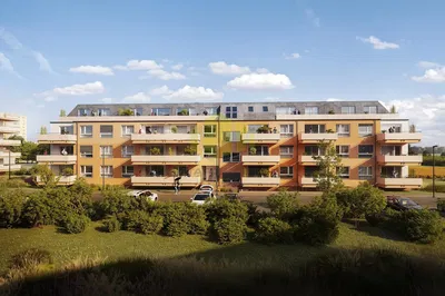 Maison et environs; vue