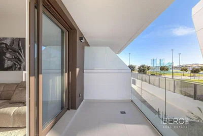 Balkon; blick, fliesenboden