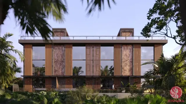 Casa e arredores; vista