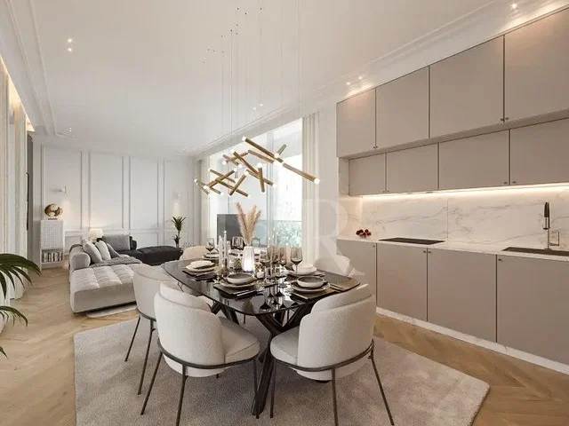 Wohnzimmer; tageslicht, moderner stil, holzboden