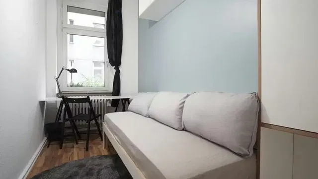 Living room; natural light, wood floor