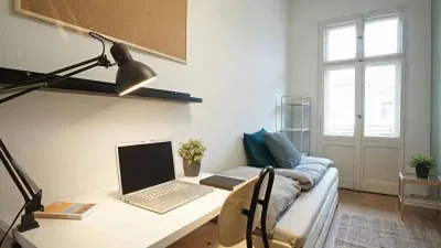 Schlafzimmer; tageslicht, moderner stil