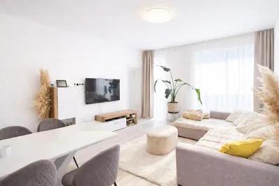 Obývací pokoj; přirozené světlo, moderní styl