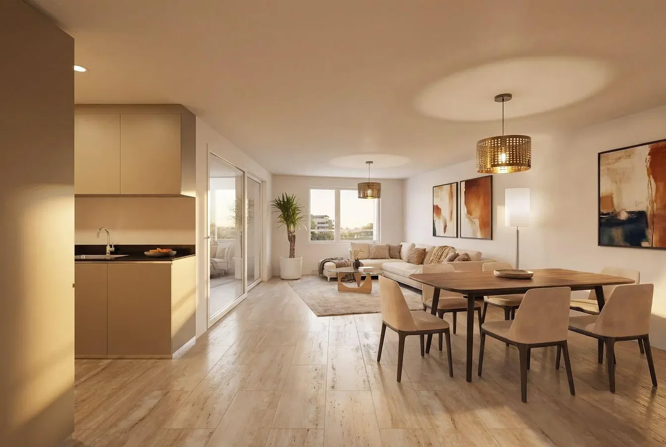 Salón; luz natural, estilo moderno