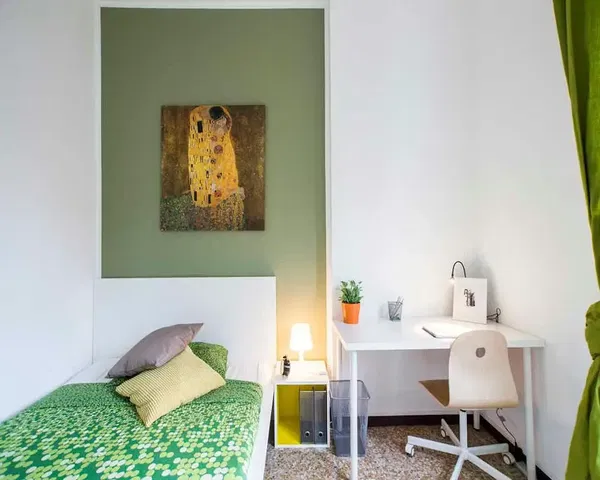 Chambre; lumière naturelle, style moderne