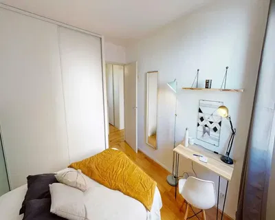 Schlafzimmer; tageslicht, moderner stil