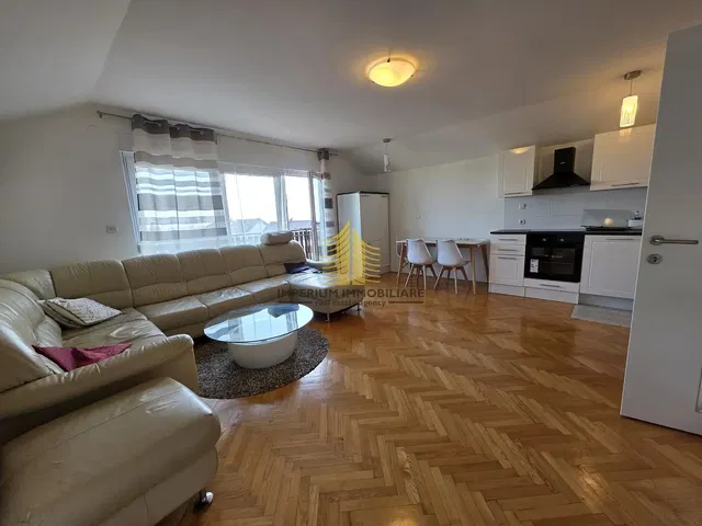 Living room; view, wood floor, natural light, modern style
