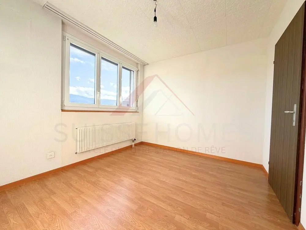 Schlafzimmer; blick, holzboden, tageslicht