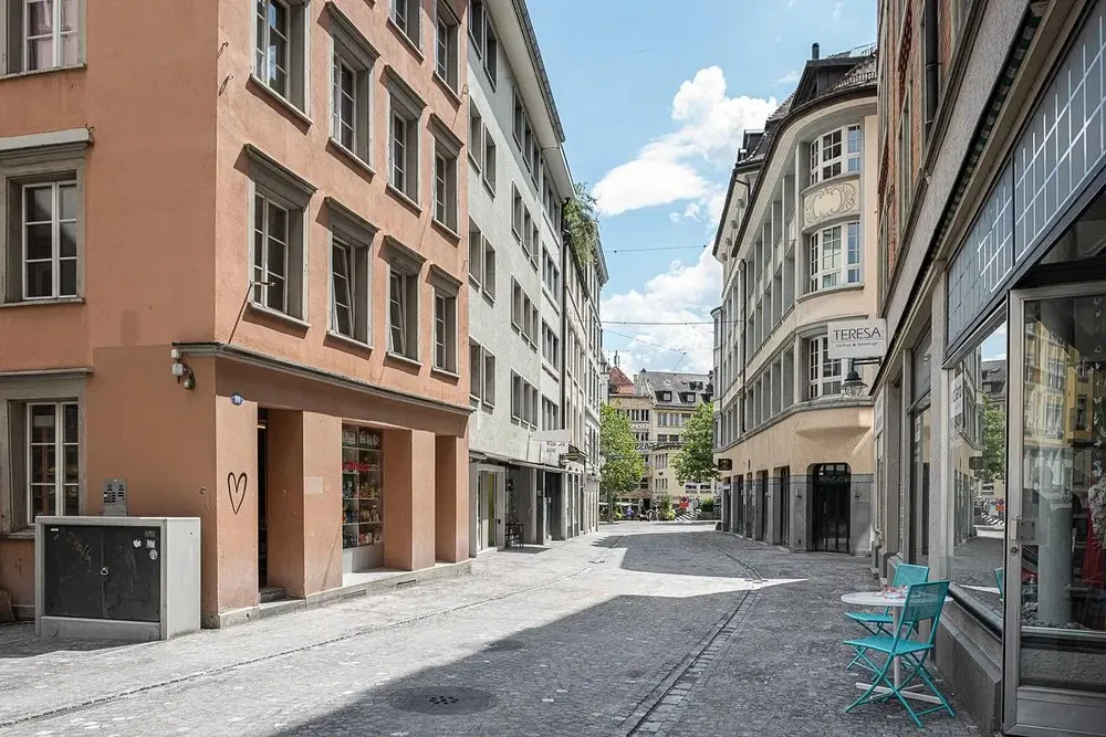 Haus und umgebung; blick, gewerblich