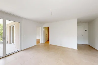 Wohnzimmer; fliesenboden, blick, tageslicht