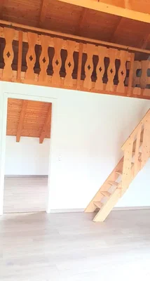 Kammer; holzbalken, holzboden