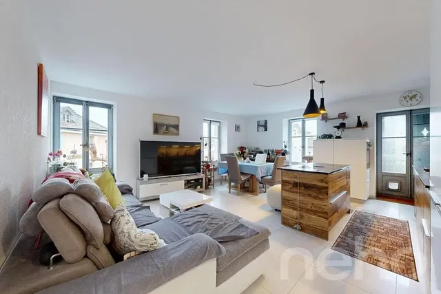 Wohnzimmer; blick, tageslicht, moderner stil