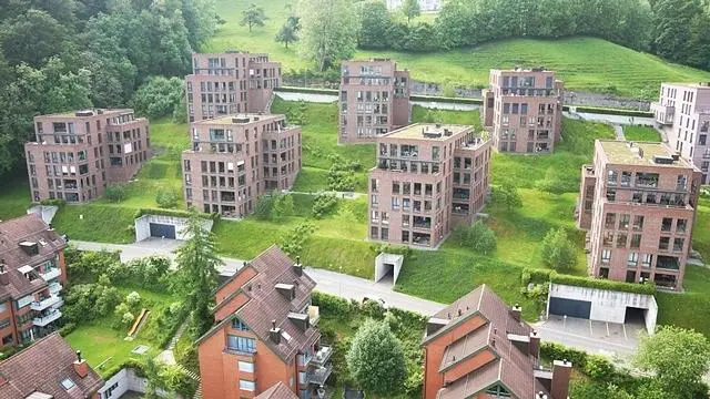 Haus und umgebung; blick