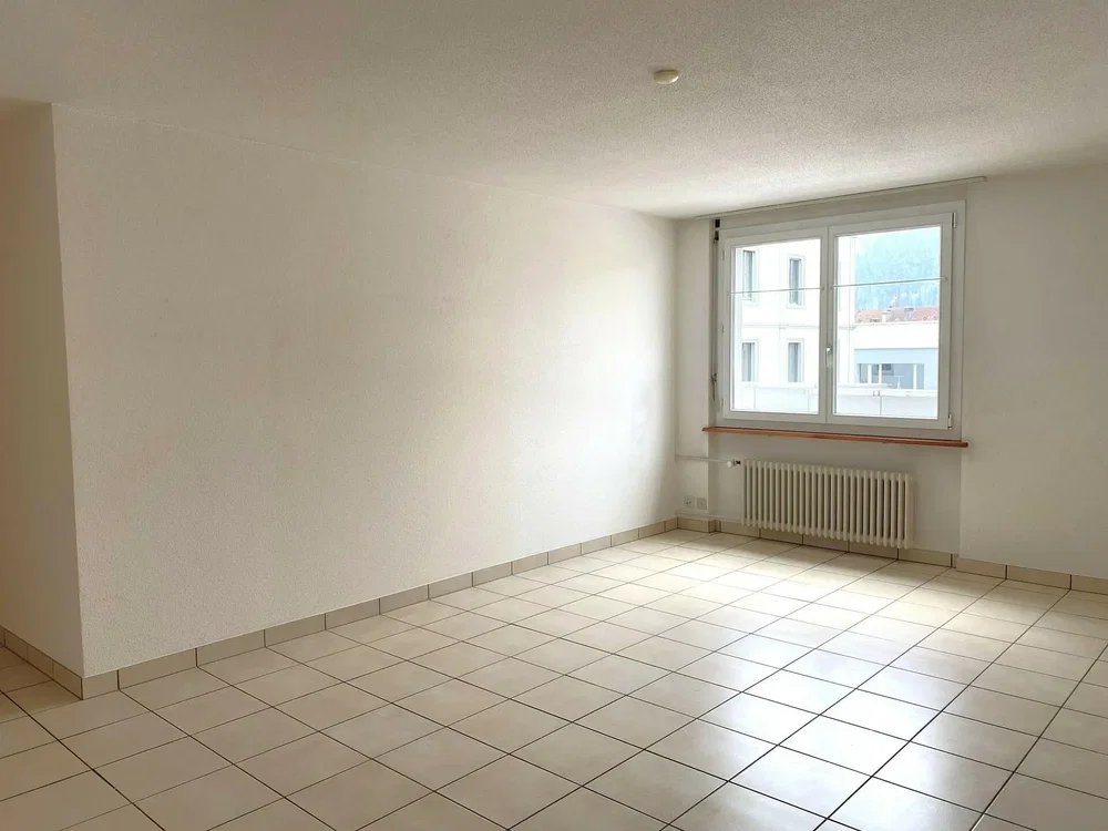 Sonstiges; fliesenboden, tageslicht, blick