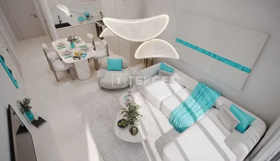 Salon; style moderne, lumière naturelle