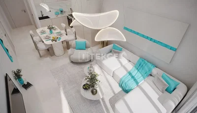 Salon; style moderne, lumière naturelle