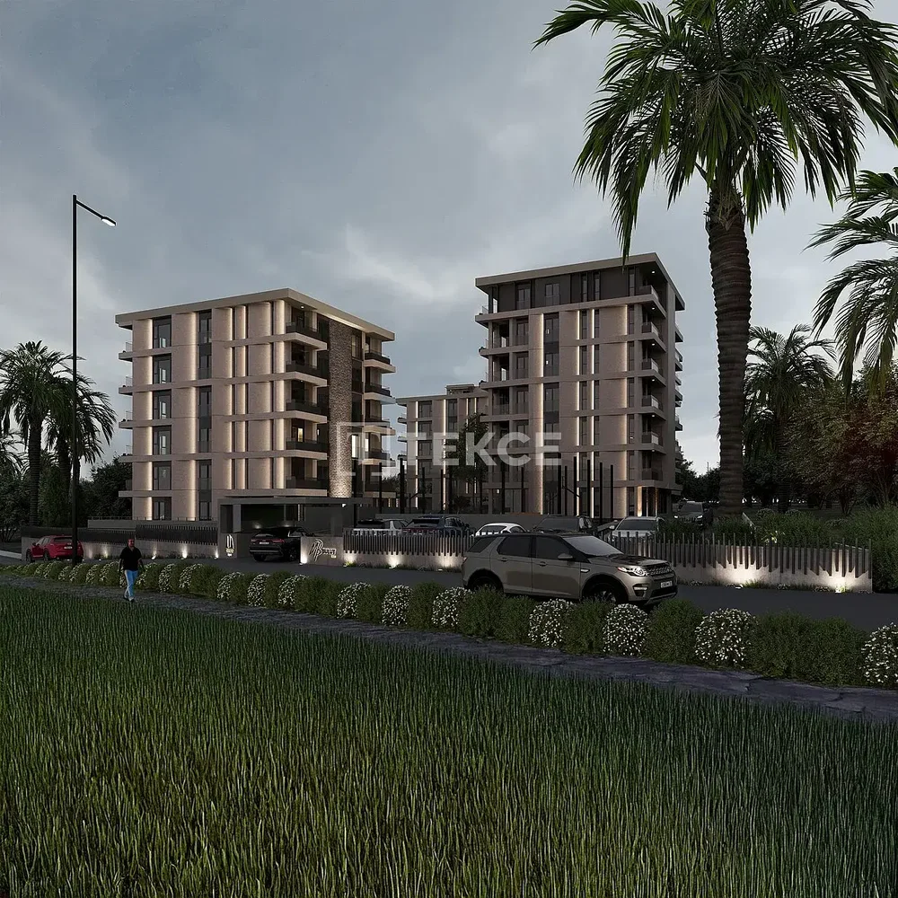 Maison et environs; vue