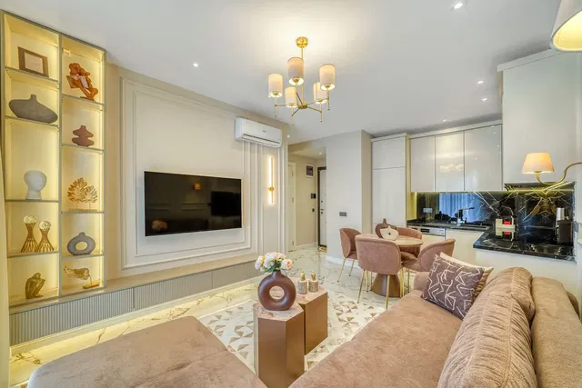 Wohnzimmer; moderner stil, tageslicht, renoviert