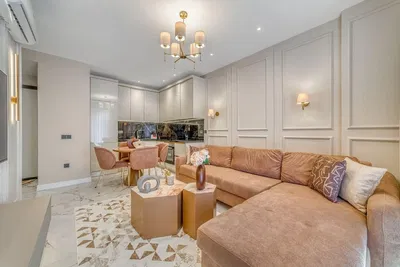 Wohnzimmer; moderner stil, tageslicht, renoviert