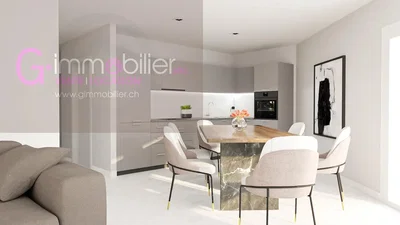 Cuisine; style moderne, lumière naturelle