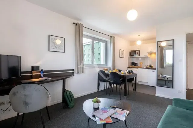 غرفة معيشة; إطلالة, أجهزة المطبخ, ضوء طبيعي, أسلوب عصري