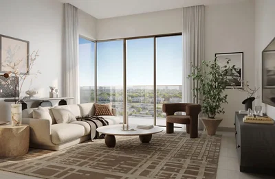 Salon; vue, lumière naturelle, style moderne