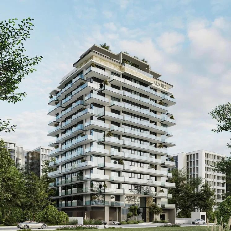 Maison et environs; vue
