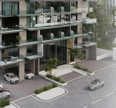 Maison et environs; vue