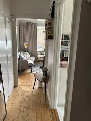 Wohnzimmer; holzboden, tageslicht