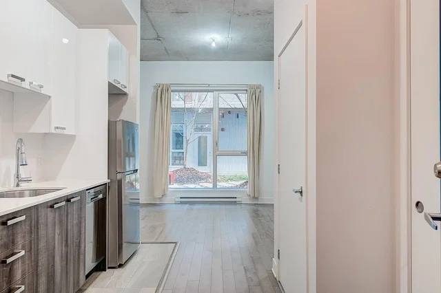 Kuhinja; kuhinjski aparati, prirodno svjetlo, moderni stil, pločice