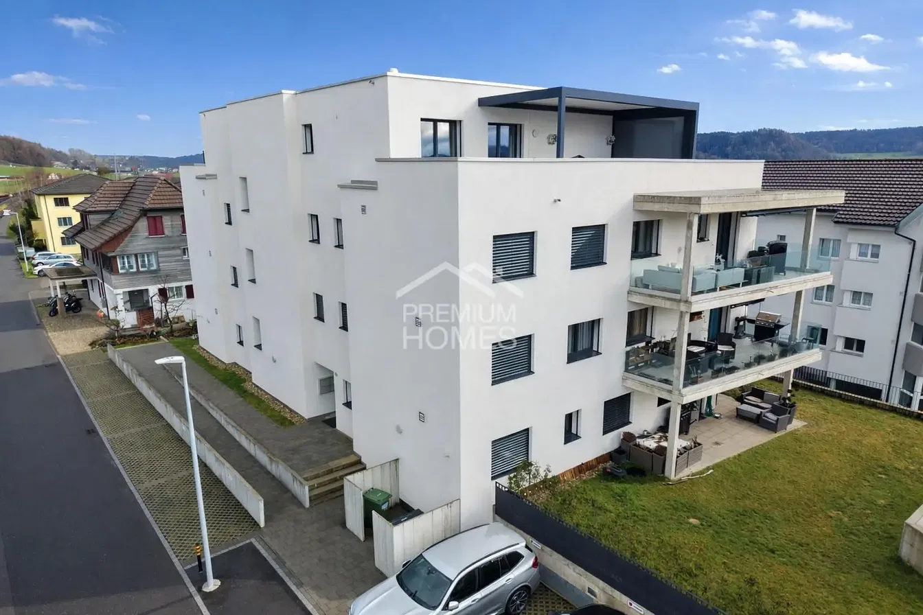 Haus und umgebung; blick