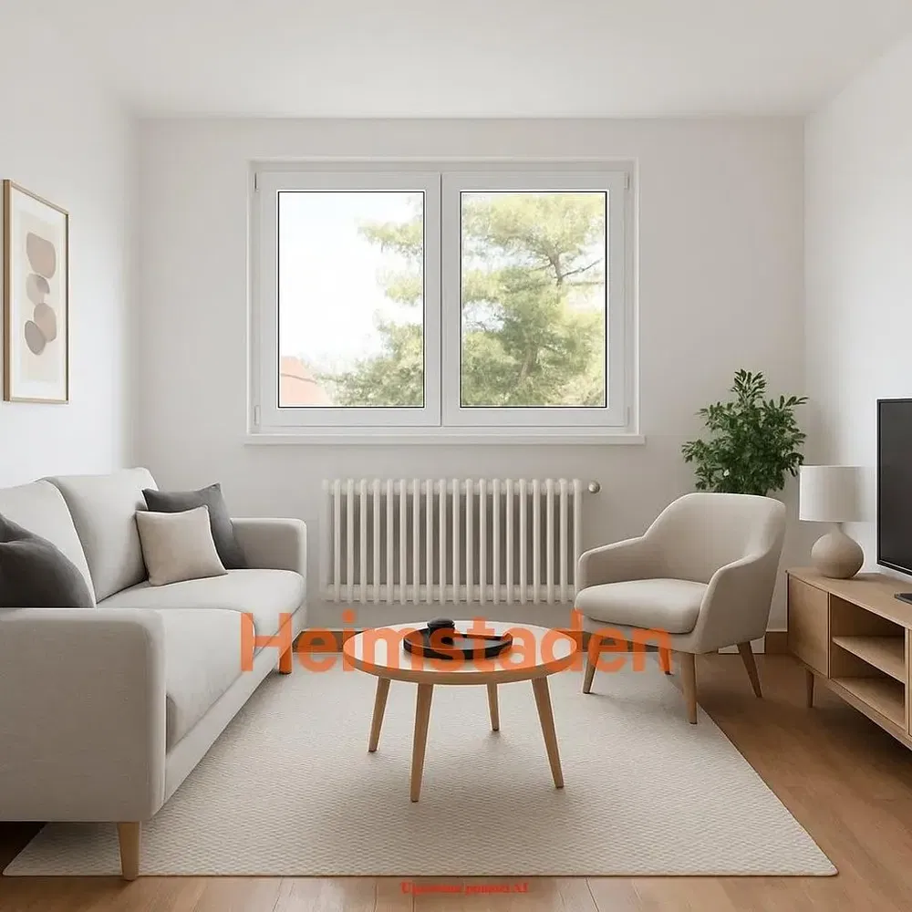 Wohnzimmer; blick, tageslicht, moderner stil, holzboden