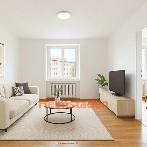 Obývací pokoj; výhled, přirozené světlo, moderní styl, dřevěná podlaha