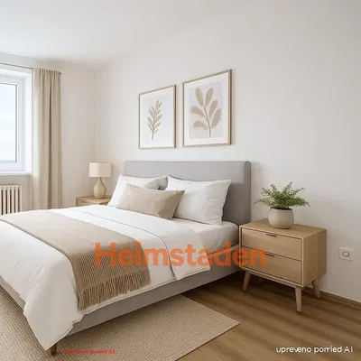 Camera da letto; luce naturale, stile moderno