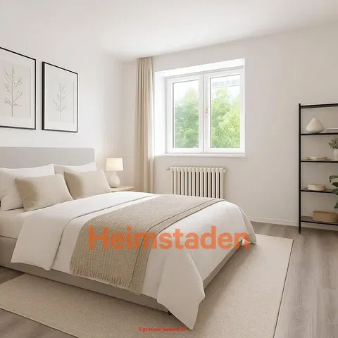 Ložnice; přirozené světlo, moderní styl