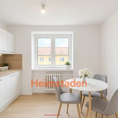 Kuchyně; výhled, moderní styl, přirozené světlo