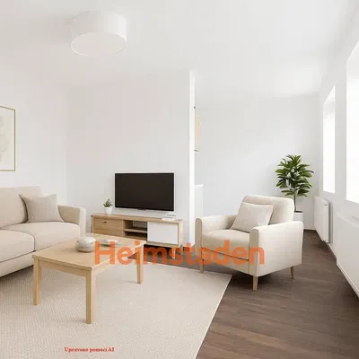 Obývací pokoj; přirozené světlo, moderní styl