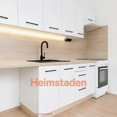 Mutfak; mutfak aletleri, modern stil, tadilatlı, doğal ışık