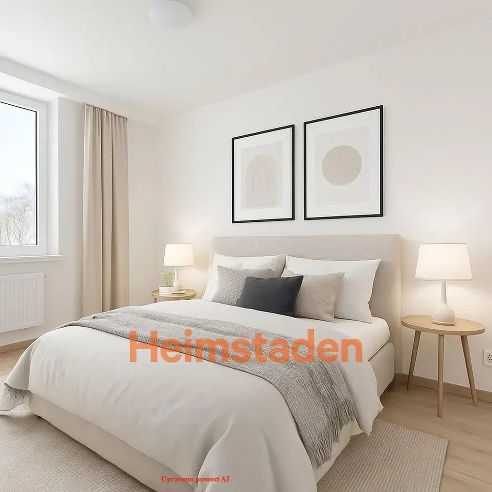 Спаваћа соба; природно светло, модерни стил