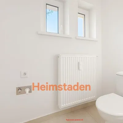 Toaleta; dlažba, přirozené světlo