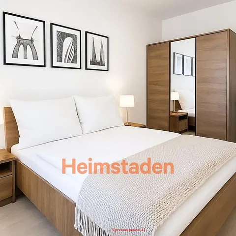 Camera da letto; pavimento in legno, stile moderno, luce naturale