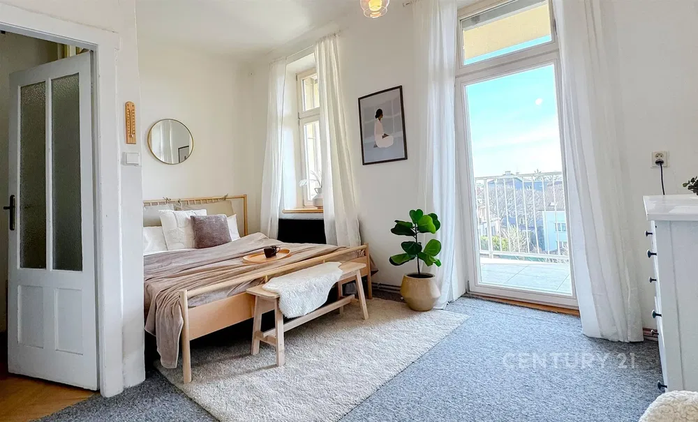 Schlafzimmer; tageslicht, moderner stil