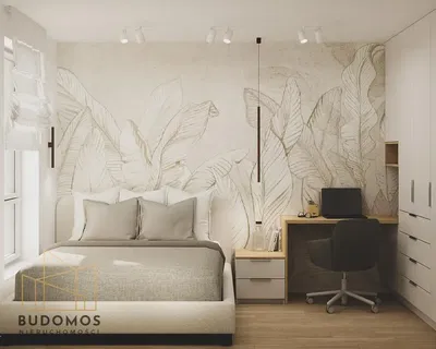 Camera da letto; stile moderno, luce naturale