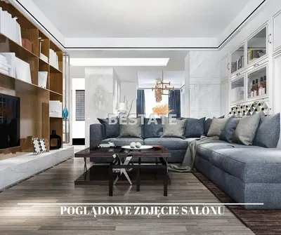 Obývací pokoj; moderní styl, dřevěná podlaha, přirozené světlo